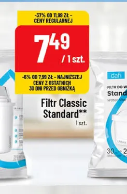 Filtr Classic Standard Dafi promocja w POLOmarket