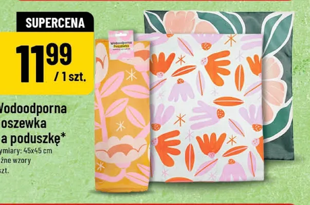 Wodoodporna poszewka na poduszkę 45x45cm promocja w POLOmarket