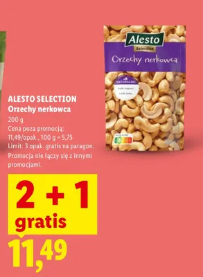 Orzechy nerkowca promocja w Lidl