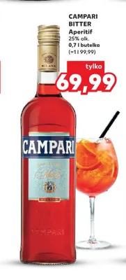 Aperitif Campari Bitter promocja w Kaufland