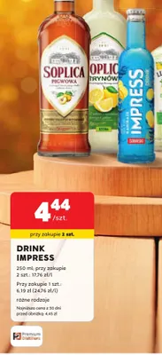 Drink Impress promocja w Stokrotka