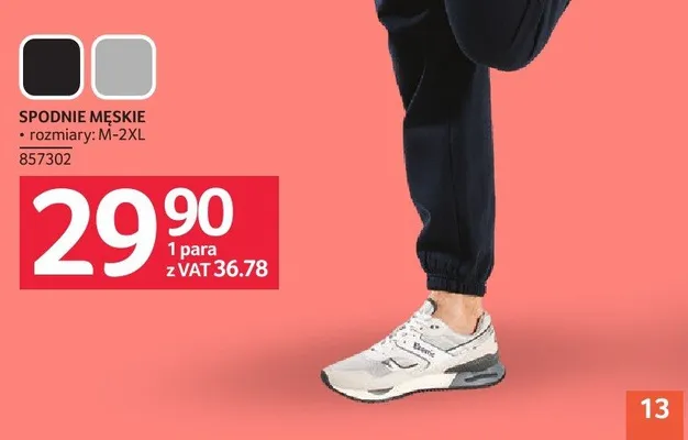 SPODNIE MĘSKIE promocja w Selgros