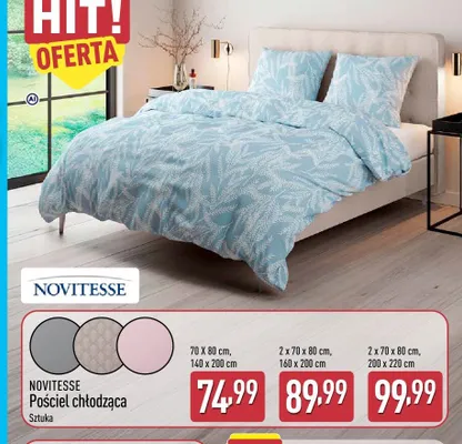 Pościel chłodząca NOVITESSE 140x200 cm promocja w Aldi