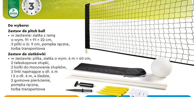 Zestaw do siatkówki promocja w Biedronka