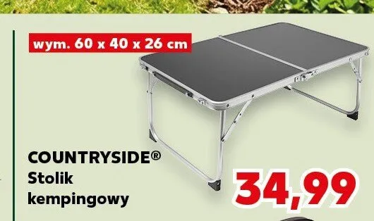 Stolik kempingowy COUNTRYSIDE wym. 60x40x26cm promocja w Kaufland