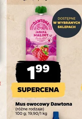 Mus owocowy Dawtona promocja w Netto