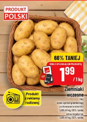 Ziemniaki wczesne polskie promocja w POLOmarket