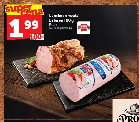 Luncheon meat Pekpol promocja w TOPAZ