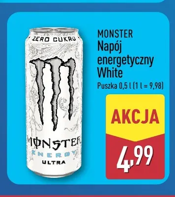 Napój energetyczny zero Be power promocja w Aldi