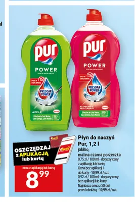 Płyn do naczyń Pur jabłko promocja w Twój Market