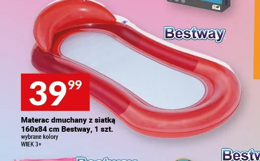 Materac dmuchany z siatką Bestway promocja w Twój Market
