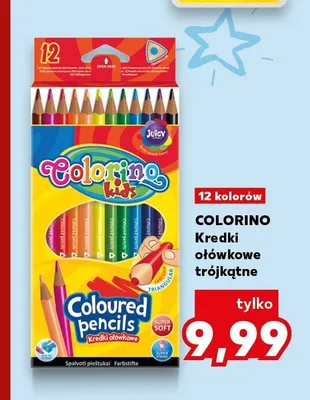 Kredki ołówkowe trójkątne Colorino Kids promocja w Kaufland
