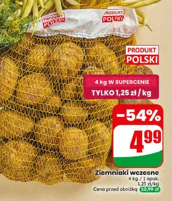 Ziemniaki wczesne promocja w Dino