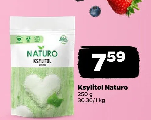 Ksylitol Naturo promocja w Netto