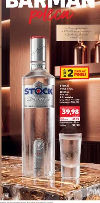 Wódka Stock Prestige promocja w Kaufland