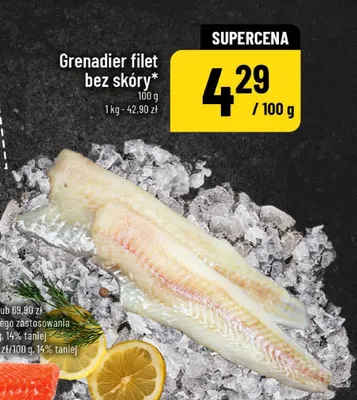 Grenadier filet bez skóry promocja w POLOmarket