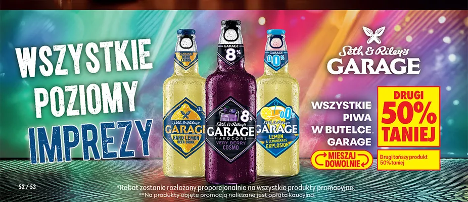 Piwo Seth & Riley's Garage Hard Lemon promocja w Biedronka