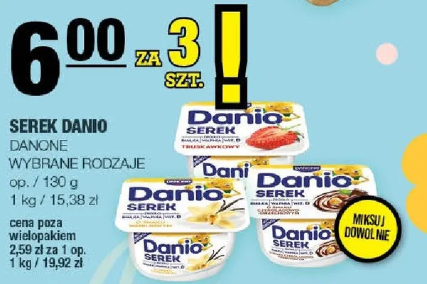 Serek danio promocja w SPAR