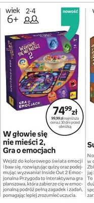 Gra W głowie się nie mieści 2 Gra o emocjach promocja w Dzień Dziecka