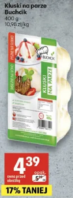 Kluski na parze promocja w Delikatesy Centrum