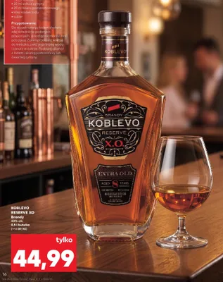 Brandy Koblevo Reserve XO promocja w Kaufland