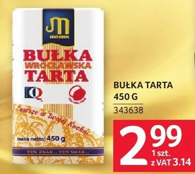 Bułka tarta 450 g promocja w Selgros