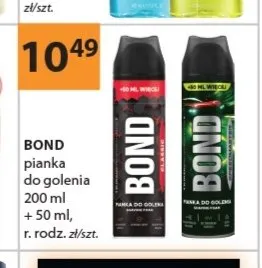 Pianka do golenia Bond promocja w Drogerie Laboo