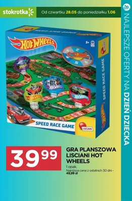 Gra planszowa Lisciani Hot Wheels promocja w Dzień Dziecka