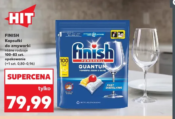 Kapsułki do zmywarki Finish promocja w Kaufland