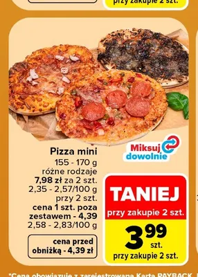 Pizza mini promocja w Carrefour