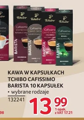 Kawa w kapsułkach Tchibo Cafissimo Barista Caffè Crema promocja w Selgros