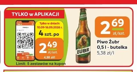 Piwo Żubr promocja w Gama