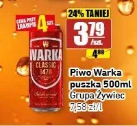 Piwo Warka Classic 500 ml promocja w API Market