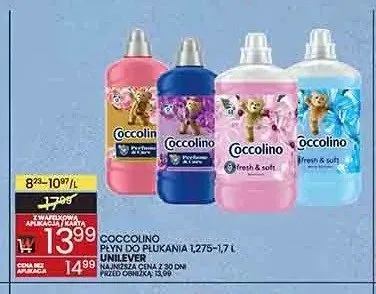 Płyn do płukania Coccolino 1,275-1,7l promocja w Wafelek