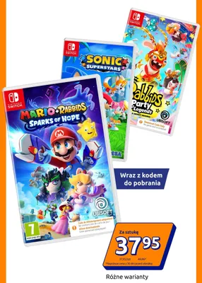 Gra Nintendo Switch Rabbids Party of Legends promocja w Action