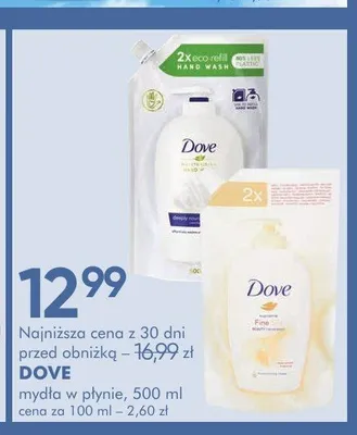 Mydła w płynie DOVE promocja w Super-Pharm