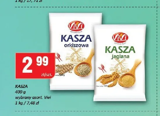 Kasza orkiszowa Vivi promocja w Chorten