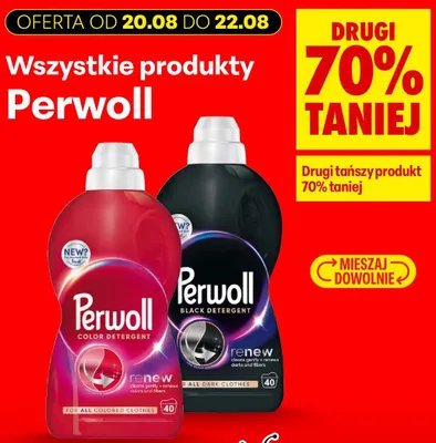Płyn do prania Perwoll Renew Black promocja w Biedronka
