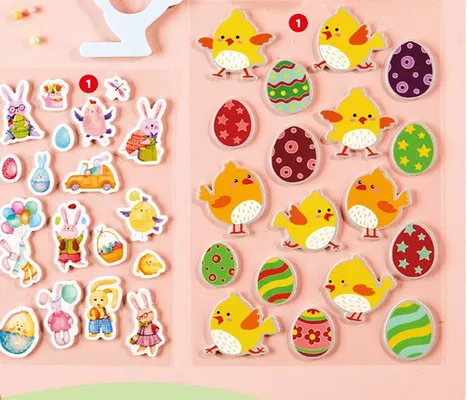 Zestaw kreatywny naklejki klasyczne, różne wzory i kolory promocja w Biedronka