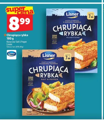 Chrupiąca rybka Salt & Pepper Lisner promocja w TOPAZ