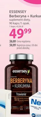 Suplement diety Essensey Berberyna + Kurkumina promocja w Hebe