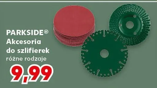 Akcesoria do szlifierek, różne rodzaje promocja w Kaufland