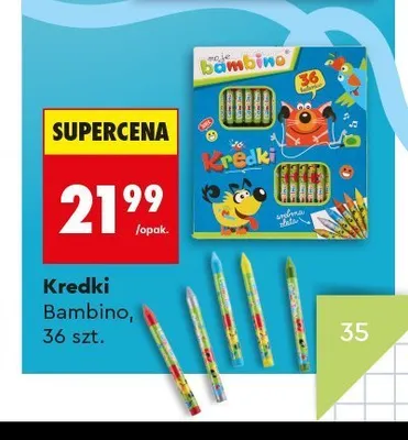 Kredki Bambino promocja w Biedronka