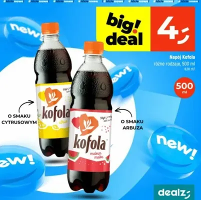Napój Kofola o smaku cytrusowym promocja w Dealz