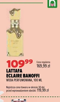 Woda perfumowana Lattafa Eclaire Banoffi promocja w Drogerie Natura