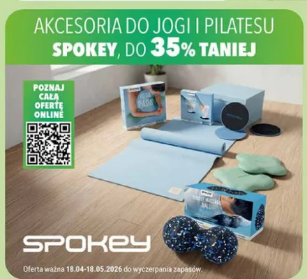 Akcesoria do jogi i pilatesu promocja w Biedronka