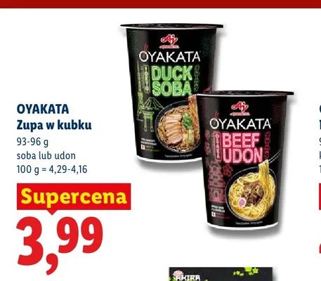 Zupa w kubku udon Oyakata promocja w Lidl