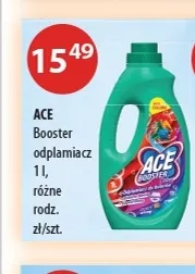 Odplamiacz Booster Ace promocja w Drogerie Laboo