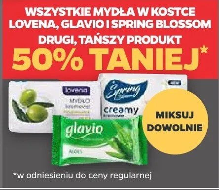 Mydło w kostce Glavio promocja w Netto
