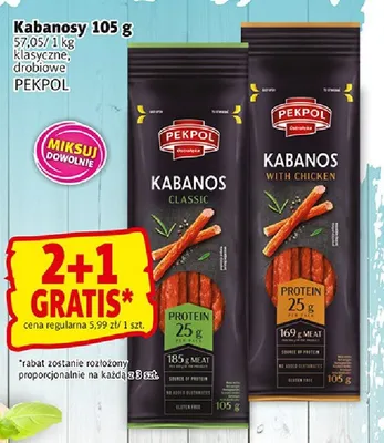 Kabanosy 105g promocja w Prim Market